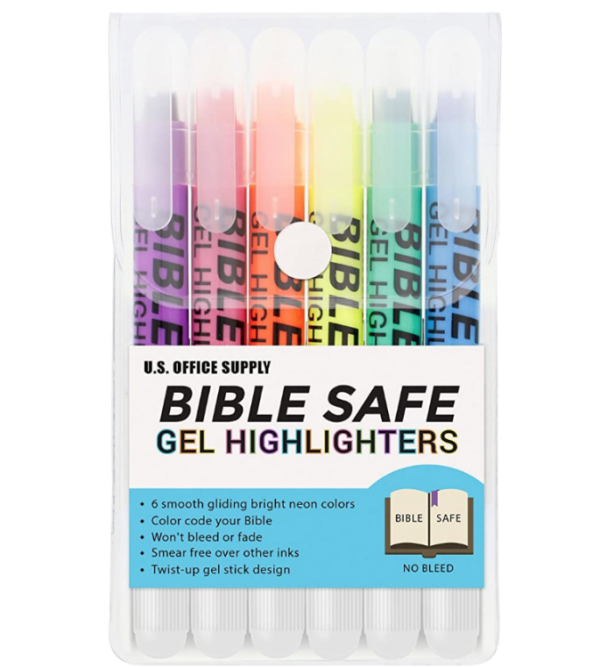 Evidenziatori Bible Safe